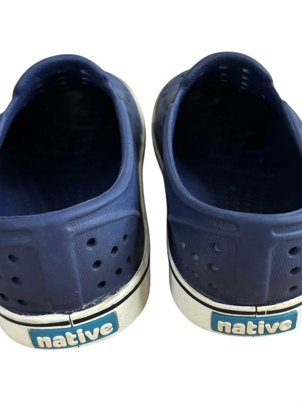 Native shoes little children jefferson waterproof shoes blue size c10
